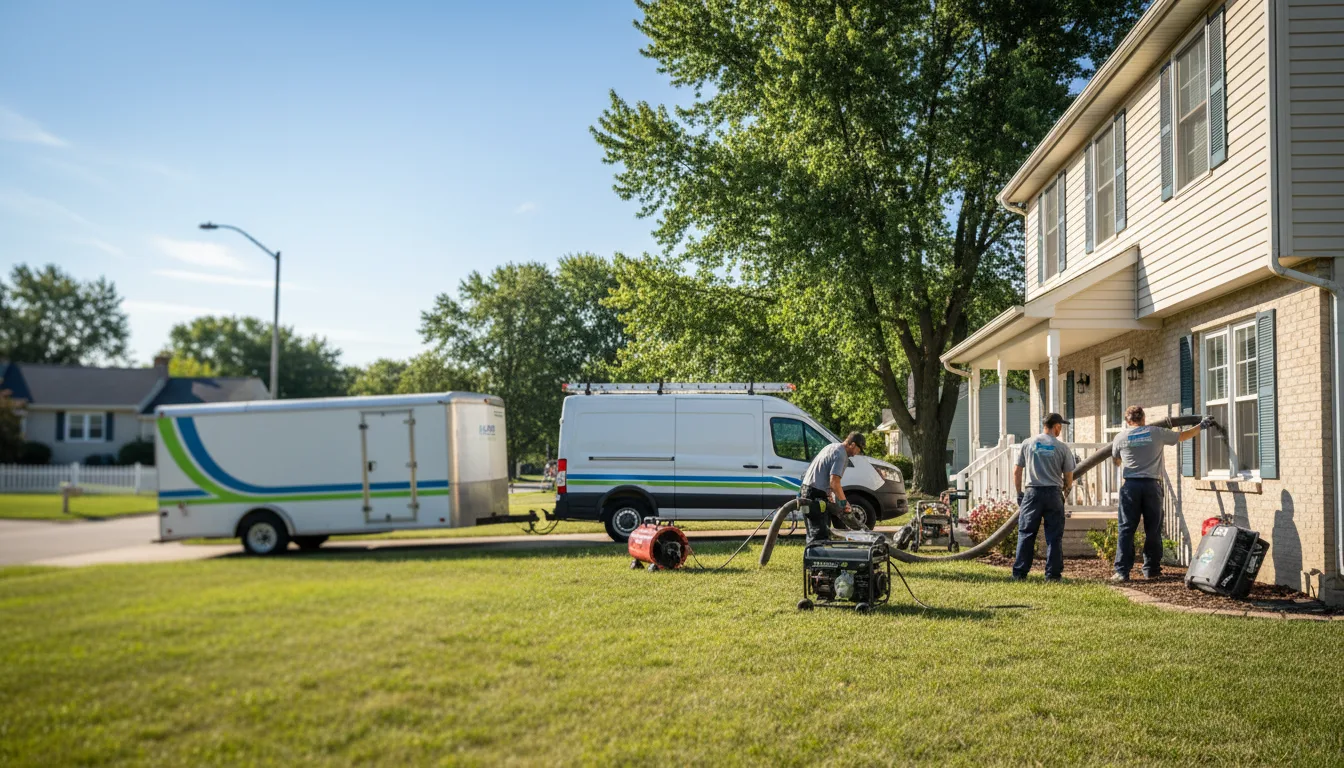 Flooded Basement Restoration And Cleanup With Repair in Madrid, IA near me